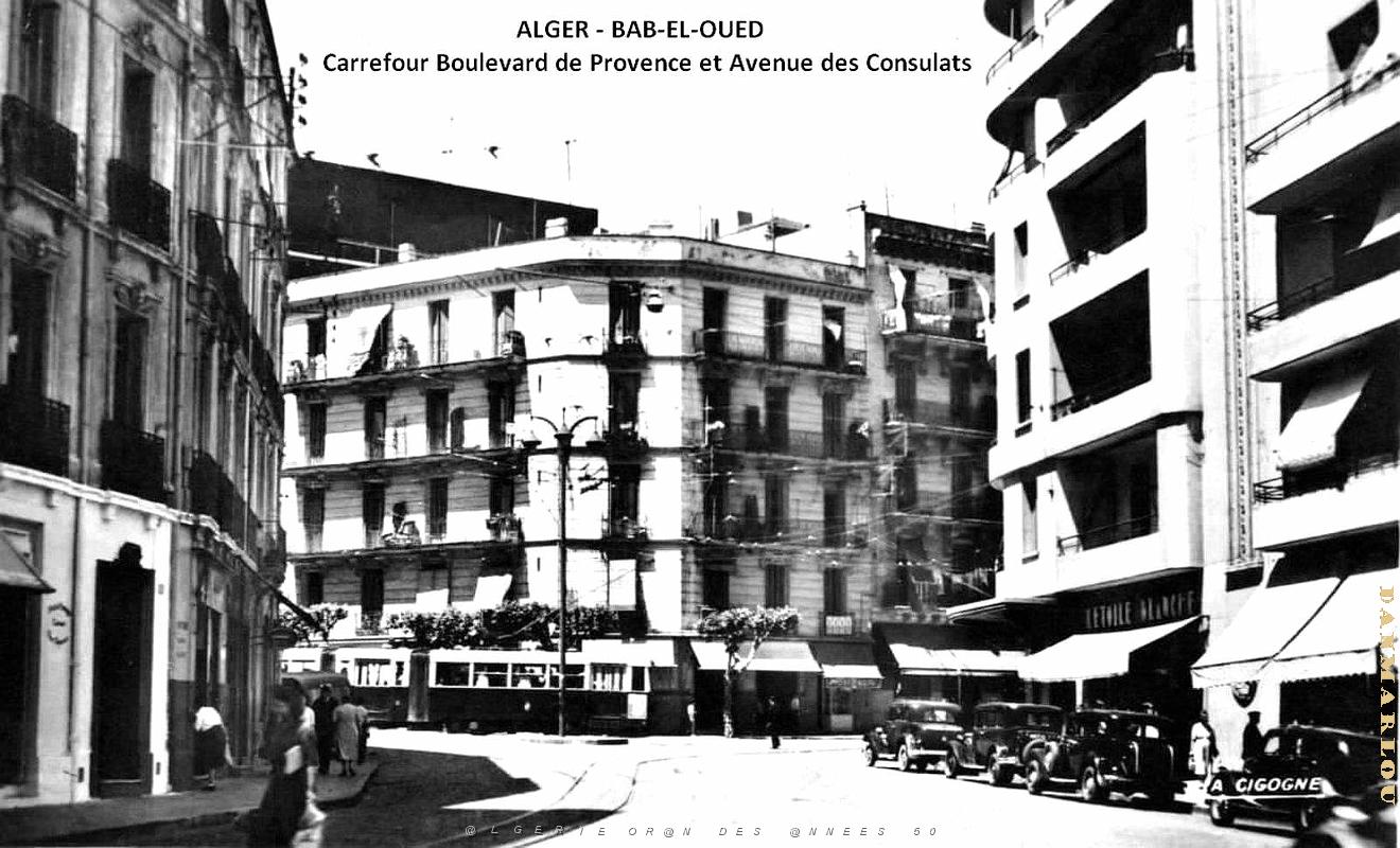 Alger-Bab-el-Oued - Carrefour du Boulevard Provence et Avenue des Consulats.jpg